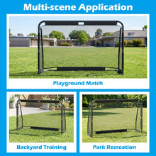 Load image into Gallery viewer, 6 x 4 ft Soccer Goal Set for Backyard with Net and Anchoring System
