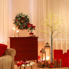 Load image into Gallery viewer, 6FT Hinged Artificial Snow Flocked Xmas Tree with 600 Branch Tips