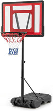 Load image into Gallery viewer, 3.8-4.4FT Poolside Basketball Goal System with Wheels and Fillable Base