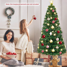 Load image into Gallery viewer, 6FT Fiber Optic Artificial Christmas Tree with 21 Star LED Lights