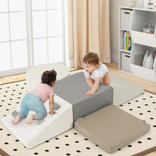Load image into Gallery viewer, 6 Piece Foam Climbing Toys for Toddlers with PU Leather Cover