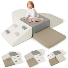 Load image into Gallery viewer, 6 Piece Foam Climbing Toys for Toddlers with PU Leather Cover