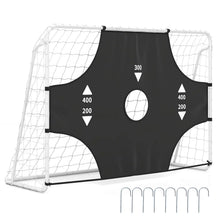 Load image into Gallery viewer, 7 x 5 ft Soccer Goal Set for Backyard with Removable Target Cloth