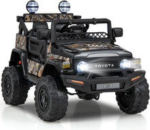 Load image into Gallery viewer, Kids Ride on Car, 12V Licensed Toyota FJ Car with Remote Control, Lights, Music, Horn, Wireless