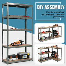 Load image into Gallery viewer, COSTWAY 5 Tier Garage Shelving Unit, Height Adjustable Boltless Storage Rack
