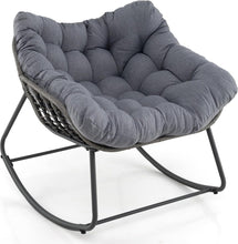 Load image into Gallery viewer, Outdoor Rocking Chair with Thick and Removable Cushion
