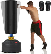 Load image into Gallery viewer, COSTWAY 70 Inch Freestanding Punching Bag, Heavy Boxing Bag with Gloves