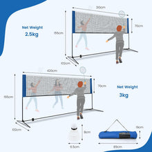 Load image into Gallery viewer, Portable Badminton Net Set