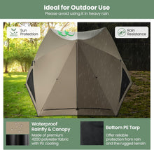 Load image into Gallery viewer, 6-Sided Family Tent with Rainfly, Skylight, 3 Doors, 3 Windows