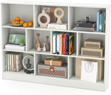 Load image into Gallery viewer, 140 x 24 x 104cm 3-Tier Children Bookshelf with 2 Anti-Tipping Kits