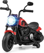 Load image into Gallery viewer, Kids Ride On Motorcycle, 6V Children Electric Motorbike with Training Wheels