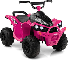 Load image into Gallery viewer, Kids Electric Quad Bike, 12V Battery Powered Toy Car with Music, Lights, Horn