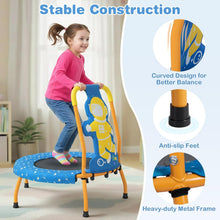 Load image into Gallery viewer, EN71 Certified Cute Children Trampoline with Foam Padded Handle