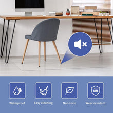 Load image into Gallery viewer, Clear Office Chair Mat, Large PVC Floor Protector