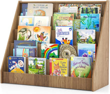 Load image into Gallery viewer, 5-Tier Children Bookshelf with Deep Compartments
