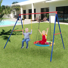 Load image into Gallery viewer, Metal Swing Frame with Ground Stakes