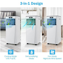 Load image into Gallery viewer, 9000 BTU Portable Air Conditioner with WiFi and 24H Timer