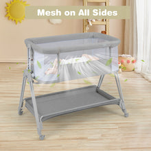Load image into Gallery viewer, Baby Bedside Crib with Mattress for Birth to 9kg