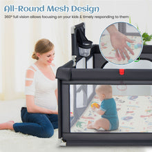 Load image into Gallery viewer, Large Baby Playpen with Mat and Ocean balls