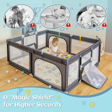 Load image into Gallery viewer, Large Baby Playpen with Mat and Ocean balls