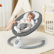 Load image into Gallery viewer, Baby Bouncer with 5 Swing Speeds and Built-in 17 Music for Newborn