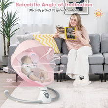 Load image into Gallery viewer, Baby Bouncer with 5 Swing Speeds and Built-in 17 Music for Newborn