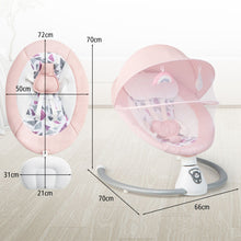 Load image into Gallery viewer, Baby Bouncer with 5 Swing Speeds and Built-in 17 Music for Newborn