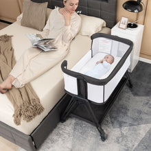 Load image into Gallery viewer, Baby Bedside Crib with Mattress for Birth to 9kg