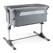 Load image into Gallery viewer, Baby Bassinet Crib Bedside Sleeper with Adjustable Height