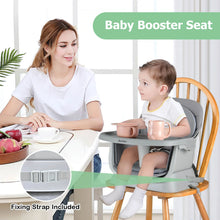 Load image into Gallery viewer, 6-in-1 Baby High Chair with 5-Point Harness and Removable Tray