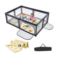 Load image into Gallery viewer, 200 x 140cm Baby Safety Play Yard with Mat and Ocean Balls