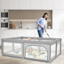 Load image into Gallery viewer, 200 x 140cm Baby Safety Play Yard with Mat and Ocean Balls