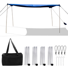 Load image into Gallery viewer, Beach Canopy Shields 300 x 300 cm Beach Tent Sun Shelter Fit 6-8 People