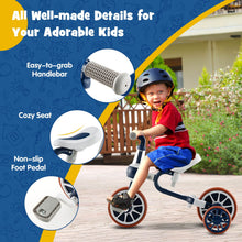 Load image into Gallery viewer, 4-in-1 Multifunctional Kids Training Balance Trike with Adjustable Push Handle