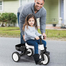 Load image into Gallery viewer, Convertible Kids Tricycle Toddler Trike with 86° Limited Steering Angle