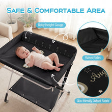 Load image into Gallery viewer, Diaper Changing Station with 3 Position Adjustable Level and 4 Universal Wheels