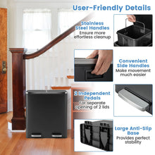 Load image into Gallery viewer, Double Recycle Pedal Bin wth Dual Removable Compartments