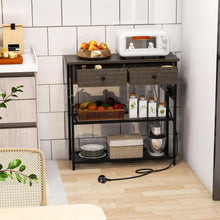 Load image into Gallery viewer, Entryway Narrow Console Table with Charging Station