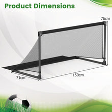 Load image into Gallery viewer, Foldable Pop-up Soccer Goal with Net