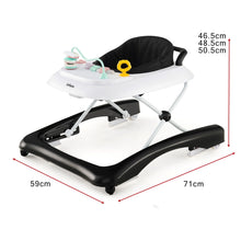 Load image into Gallery viewer, Foldable Baby Walker with Wheels and Anti Roll Over for Kids