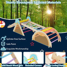 Load image into Gallery viewer, 8-in-1 Foldable Climbing Toys with Ramp and Climbing Rope for Toddlers