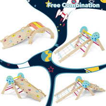 Load image into Gallery viewer, 8-in-1 Foldable Climbing Toys with Ramp and Climbing Rope for Toddlers