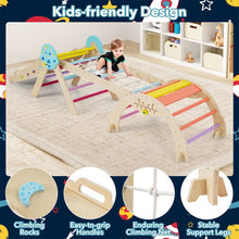 Load image into Gallery viewer, 8-in-1 Foldable Climbing Toys with Ramp and Climbing Rope for Toddlers