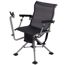 Load image into Gallery viewer, Foldable Shooting and Hunting Chair with 3 Position Adjustable Legs