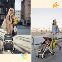 Load image into Gallery viewer, Folding Pushchair with Adjustable Backrest and Footrest