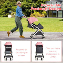 Load image into Gallery viewer, Folding Pushchair with Adjustable Backrest and Footrest