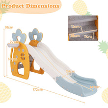 Load image into Gallery viewer, Freestanding Kids Slide Indoor Foldable Kids Slide with Climber