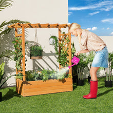 Load image into Gallery viewer, Raised Garden Bed with Arch Trellis