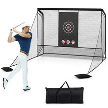 Load image into Gallery viewer, Golf Practice Hitting Net Golf Cage with Dual Side Barriers
