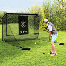 Load image into Gallery viewer, Golf Practice Hitting Net Golf Cage with Dual Side Barriers